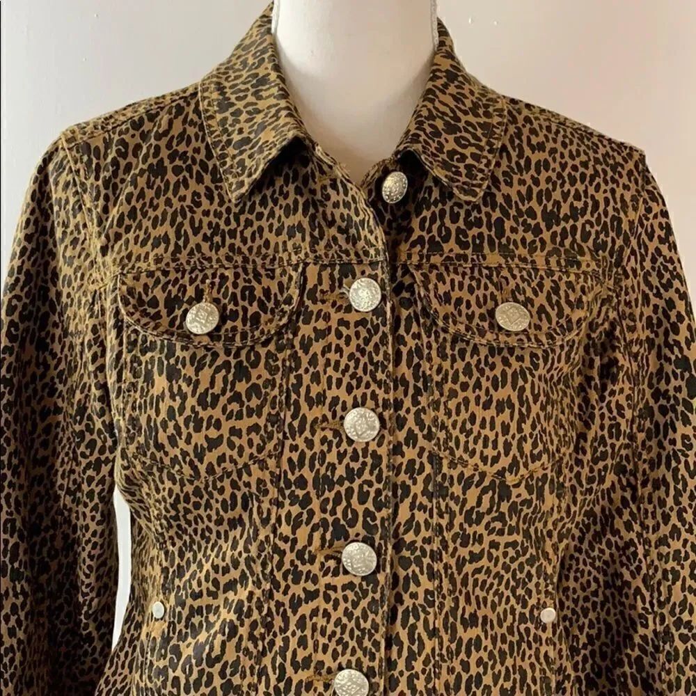 LAL Live a Little Animal Print Jacket Size S - Picture 3 of 16